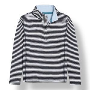 Crewcuts | Breton Striped Performance Quarter Zip (XL)